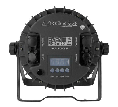 Event Lighting  Outdoor PAR18X4QL-IP -Lite Par with 18 x 4W RGBW LEDs