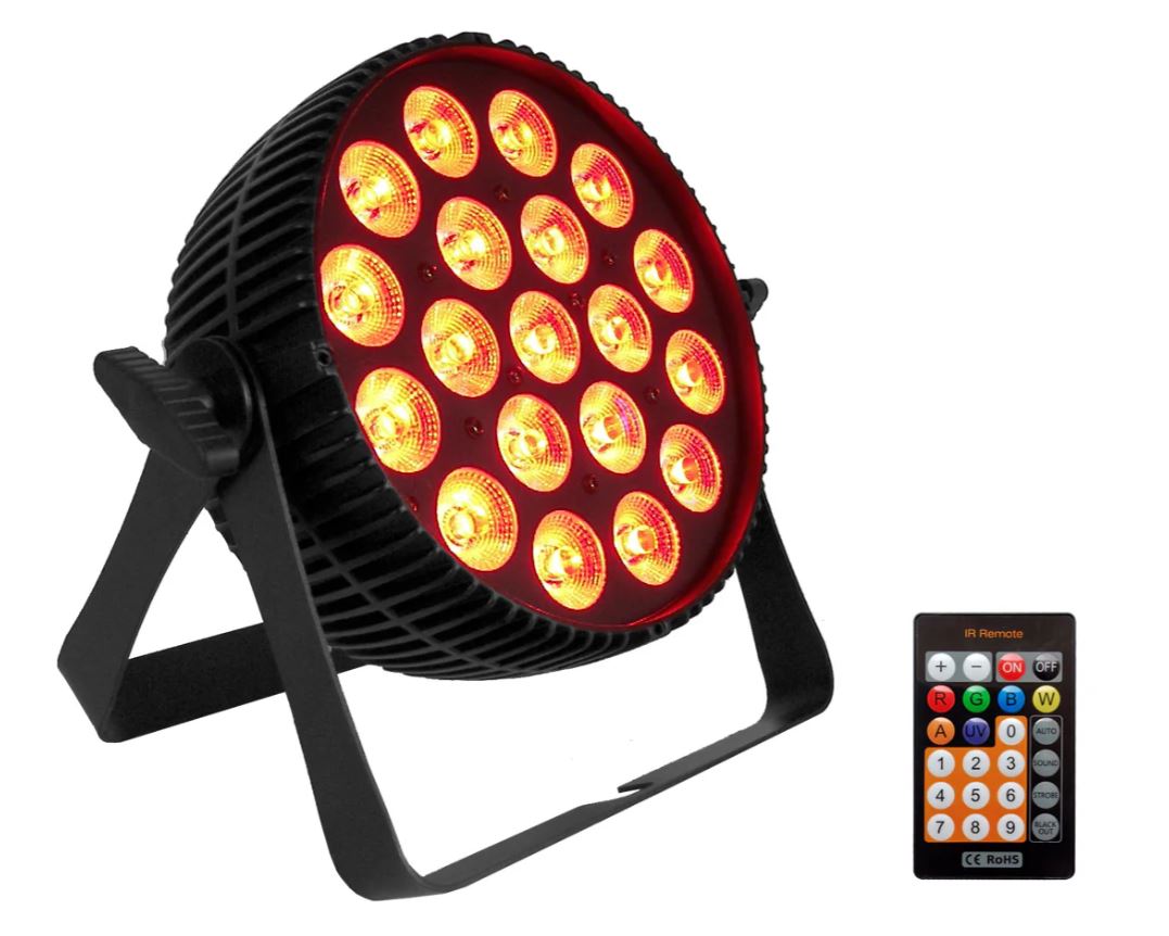 Event Lighting PAR19X12L - Indoor Lite Par with 19 x 12W RGBWAU LEDs