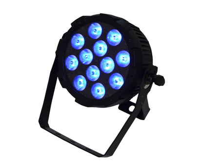 EVENT LIGHTING PARRGBW12X8 - 12X8W LED Flat Proper Quad RGBW, IEC input