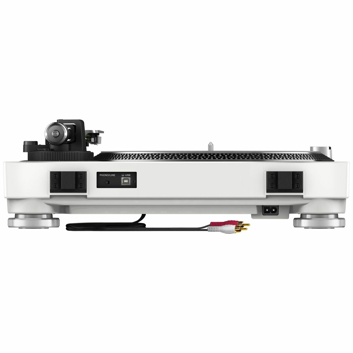 Pioneer PLX-500 Direct Drive Scratch DJ Turntable – WHITE - Includes cartridge