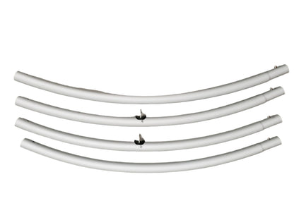 2m semicircle with upright brackets for pipe and drape