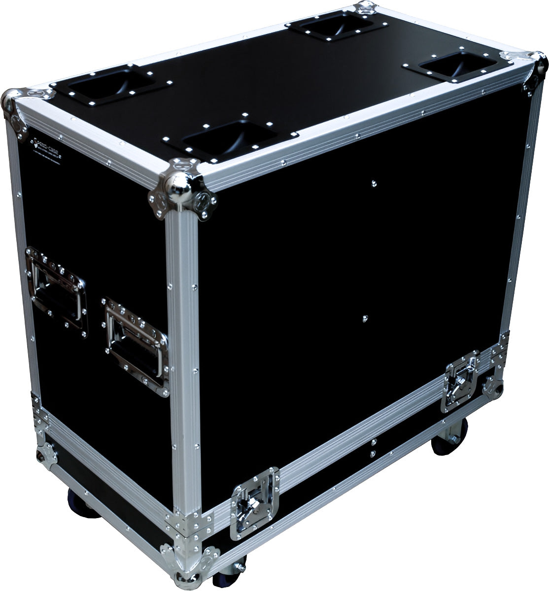 CaseToGo 10" / 12" dual speaker case on wheels