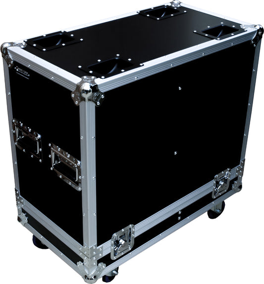 CaseToGo 10" / 12" dual speaker case on wheels
