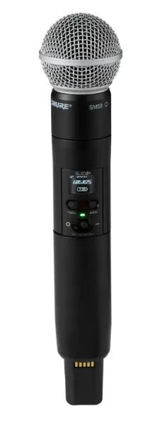 Shure SLXD+ Dual Wireless System with 2 SLXD2/58 SM58 Handheld Transmitters