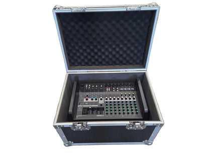 YAMAHA EMX5 WITH FLIGHT CASE 12 CHANNEL POWERED MIXER
