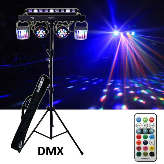 CR Lite MagikBar Hub 5 in 1 Party Set light LED Parcan, Derby light, Bar