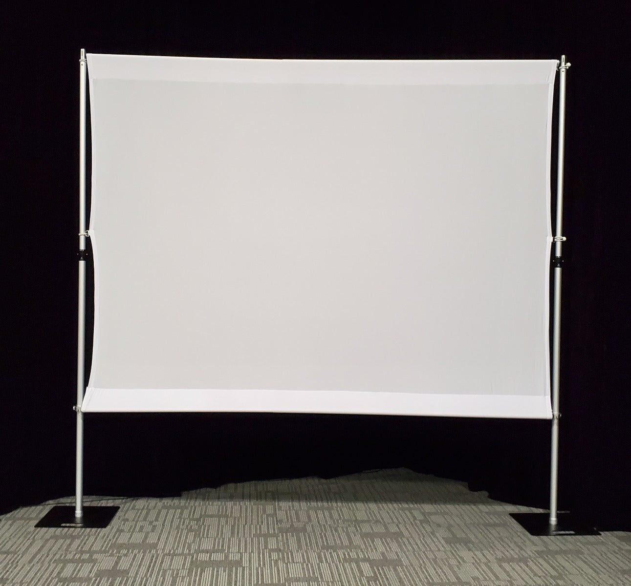 3m x 2.4m  white lycra projector screen - screen size