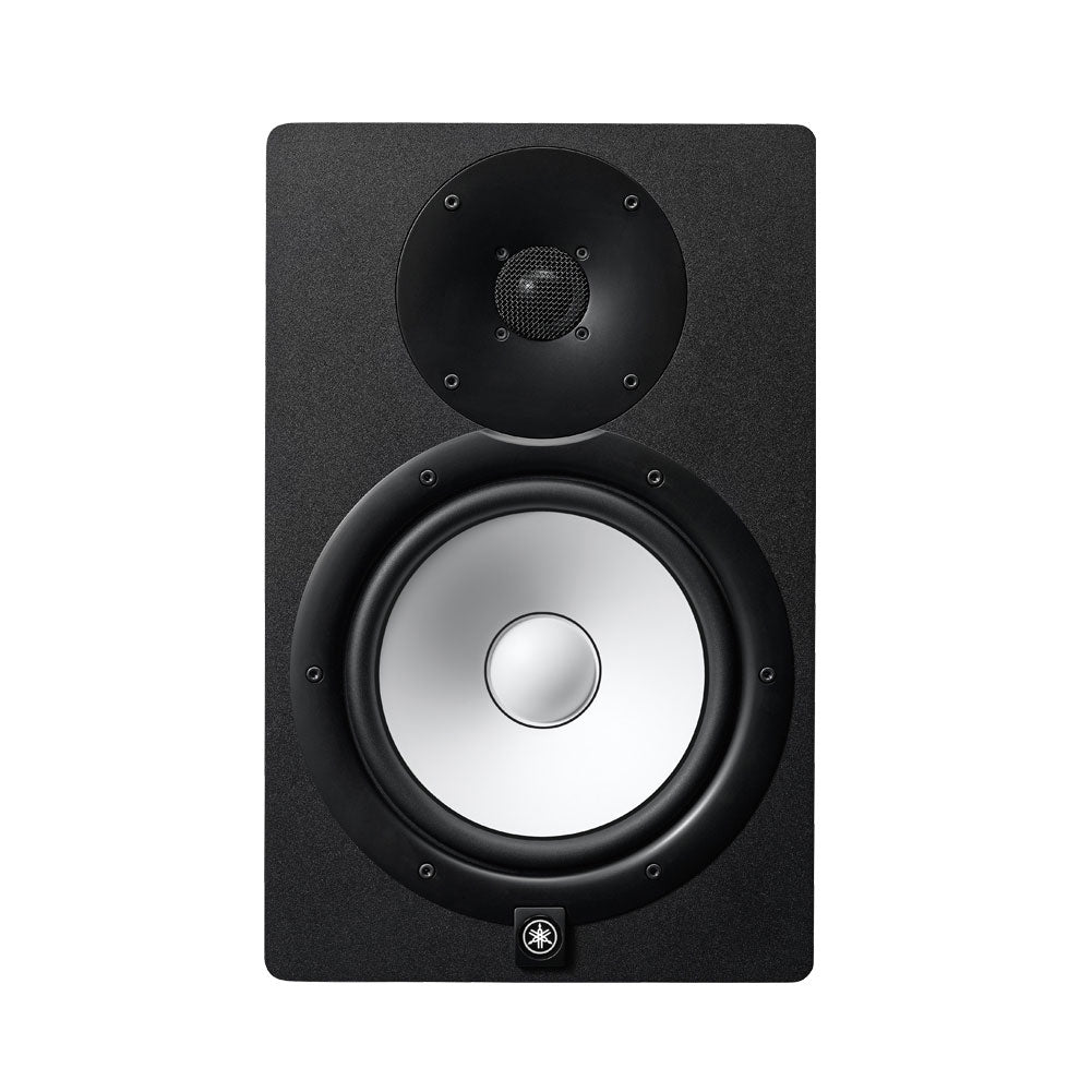 YAMAHA HS8 8" ACTIVE STUDIO MONITORS BLACK (PAIR) - With MONITOR STANDS