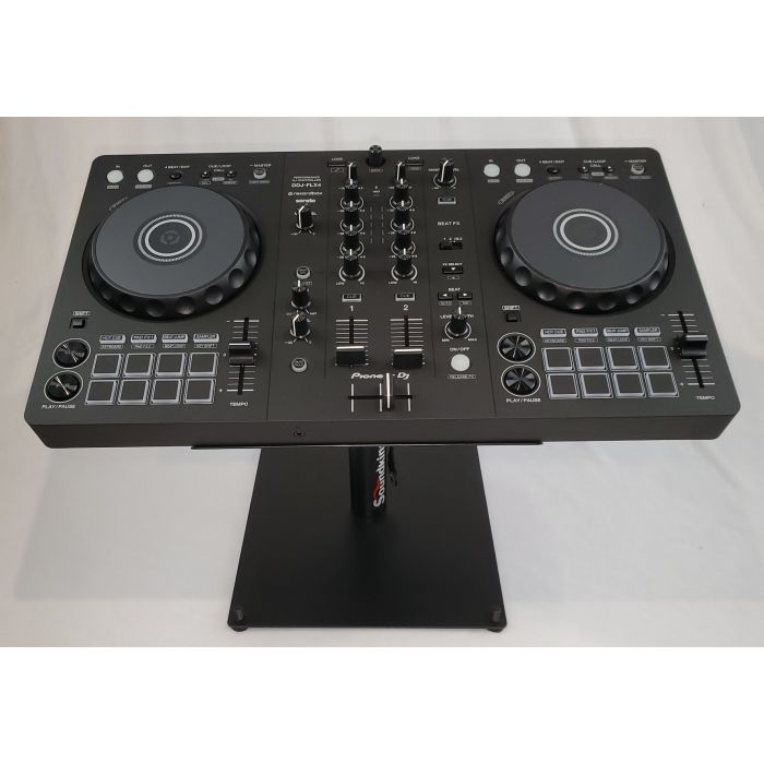 Pioneer DDJ-FLX4 DJ Controller with table top stand DF146