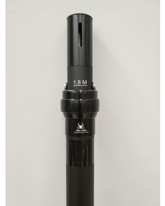 1.8m - 3m BLACK Pipe and Drape Telescopic upright - minimum height 1.8m - maximum height 3m