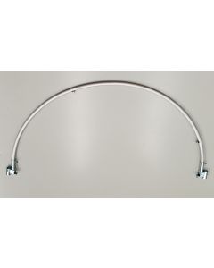 2m semicircle with upright brackets for pipe and drape