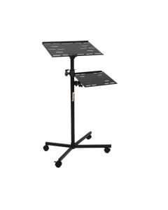 Soundking SF80 two-layer music / laptop stand on wheels with tilt adjustment 
